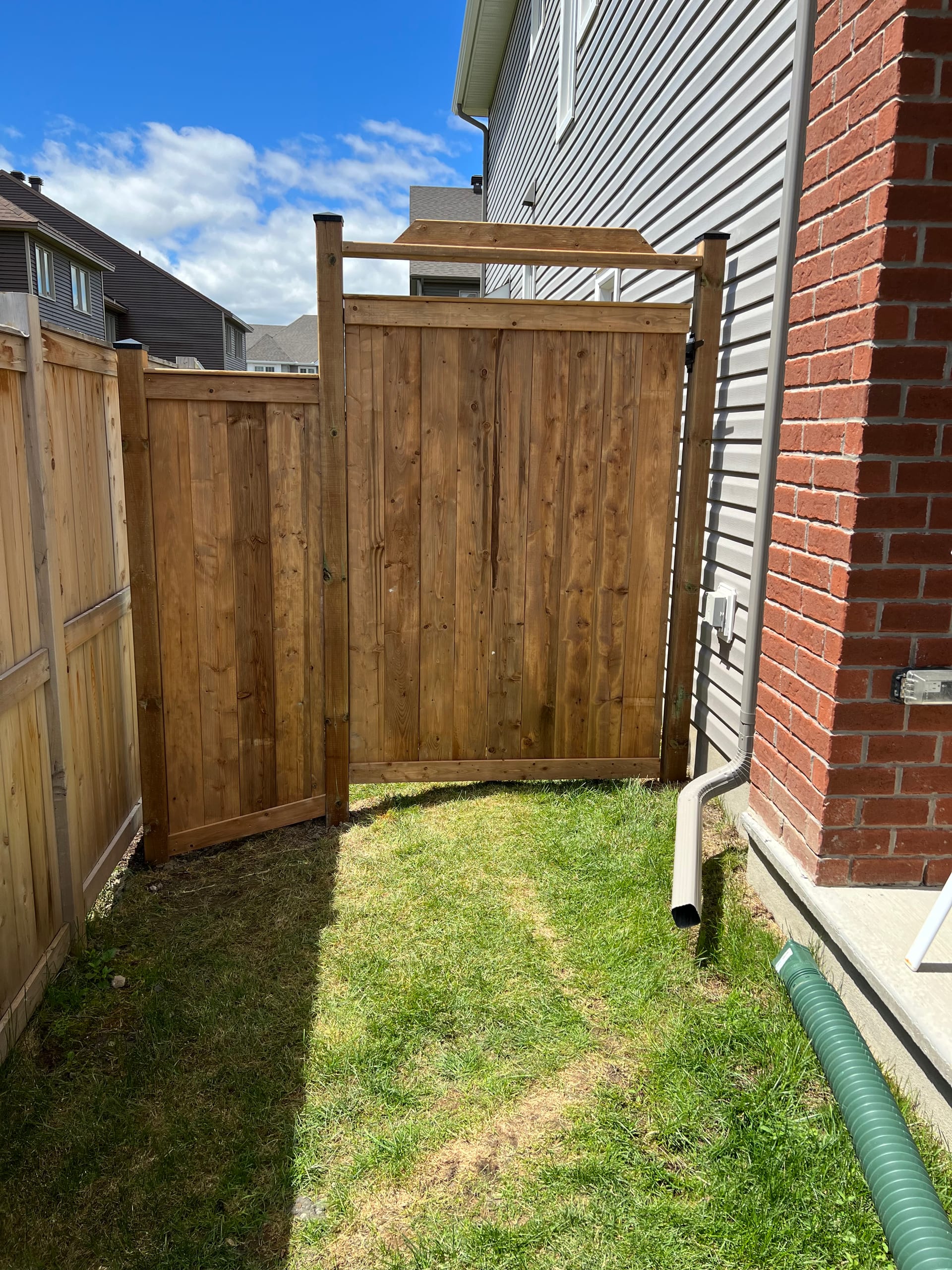 Residential fencing project Kanata Ottawa